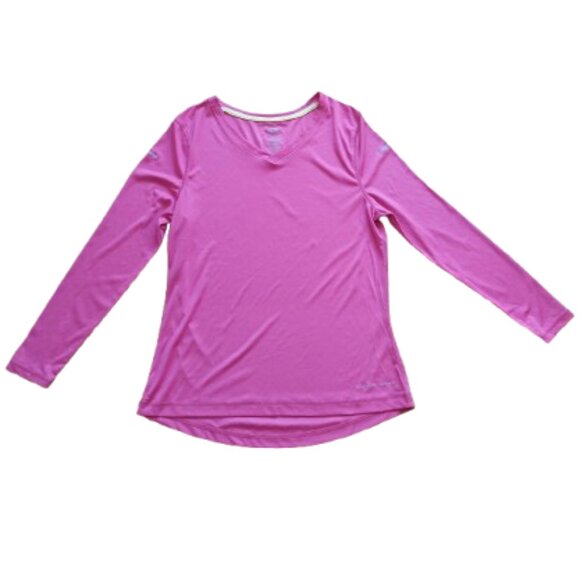 Long Sleeve Pink Athletic Top Size Large - Picture 1 of 2